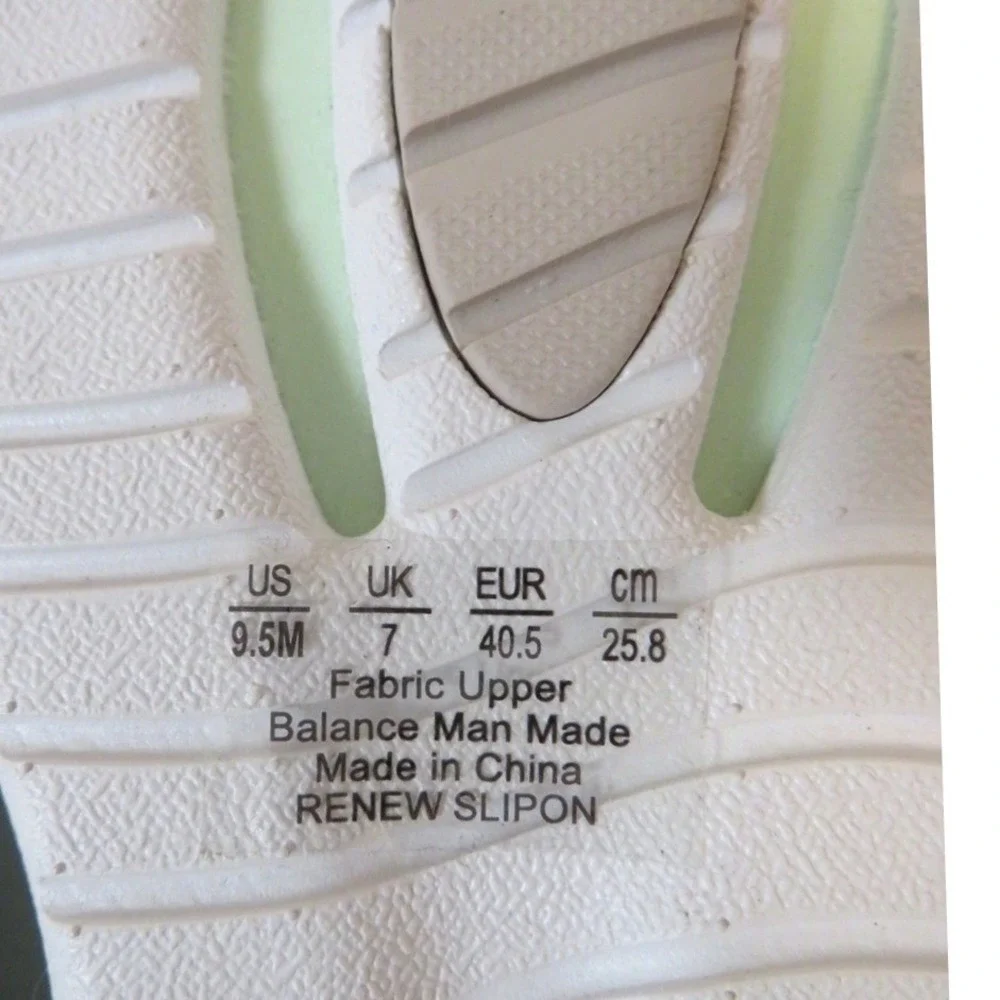 New Ryka Renew Recovery Bungee Slip-On Sneaker Size 9.5 Washable In French Beige